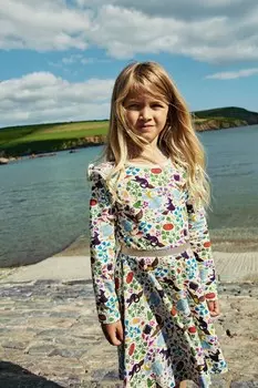 Мейбл Хэллоуин вертящиеся балерины платье Boden, бежевый