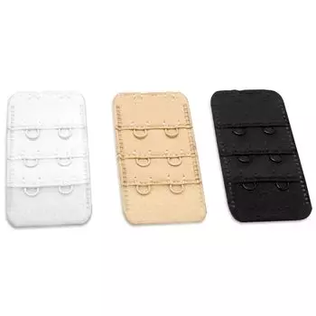 Мейденформ 3 шт. Удлинители для бюстгальтера с 2 крючками, 1/2 дюйма. M4085M - Женский Maidenform