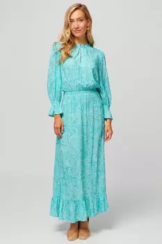 Мейв EcoVero синее платье Aspiga, синий