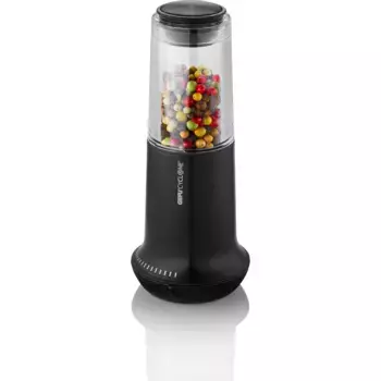 Мельница для соли и перца GEFU «X-PLOSION», высококачественная керамическая коническая мельница CYCLONE, цвет schwarz, 7,5 cm x 18,5 cm