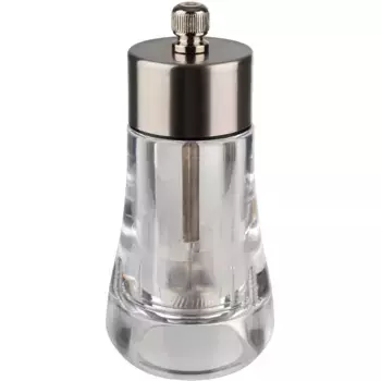 Мельница для специй APS «Соль, ок. 13 см», (1 шт.), цвет transparent, Edelstahl matt