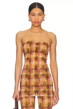 Мел топ Lovers And Friends, коричневый