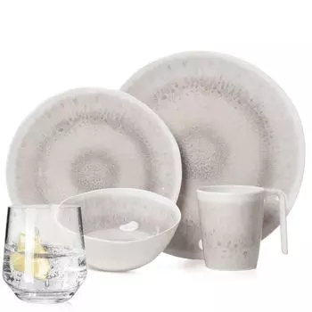 Меламиновый набор походной посуды на 4 человека, дизайн наковальни, 16 предметов + миланские стаканы, стаканы для воды, посуда, посуда для пикника, барбекю Moritz