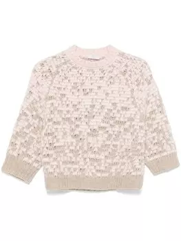 Меланцевый свитер Peserico, розовый