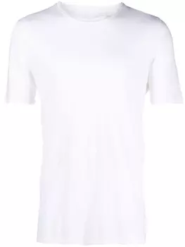 Меланжевая футболка 120% Lino, белый