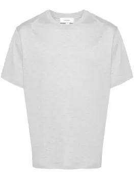 Меланжевая футболка Lardini, серый