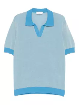 Меланжевая футболка Lardini, синий