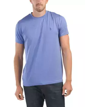 Меланжевая футболка Performance Tailorbyrd, цвет Blue Byrd