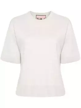 Меланжевая футболка Plan C, серый