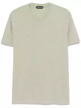 Меланжевая футболка TOM FORD, зеленый