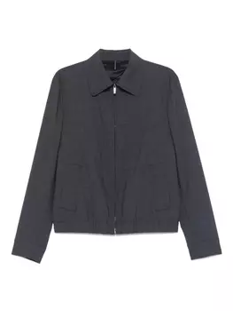 Меланжевая куртка Incotex, синий