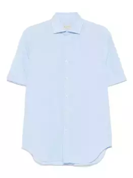 Меланжевая рубашка Xacus, синий