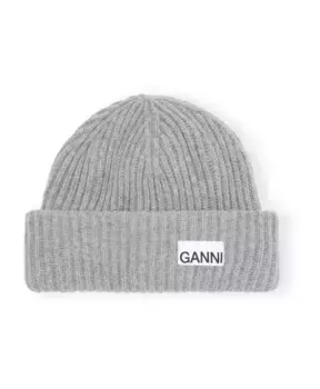 Меланжевая шапка Paloma Ganni, серый