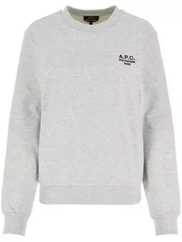 Меланжевая толстовка A.P.C., серый