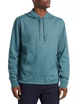 Меланжевая толстовка Henley из смеси альпаки Saks Fifth Avenue, цвет Tapestry