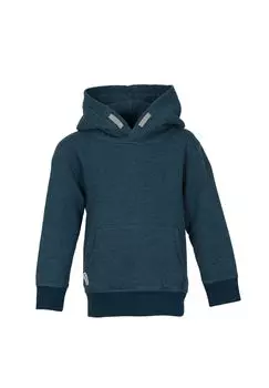 Меланжевая толстовка с капюшоном Band of Rascals, цвет Dark Petrol