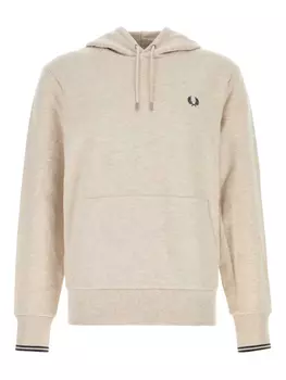 Меланжевая толстовка с капюшоном Fred Perry, нейтральный