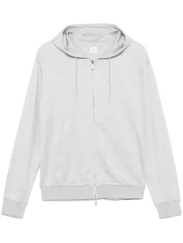 Меланжевое худи Eleventy, серый