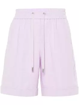 Меланжевые шорты Peserico, фиолетовый