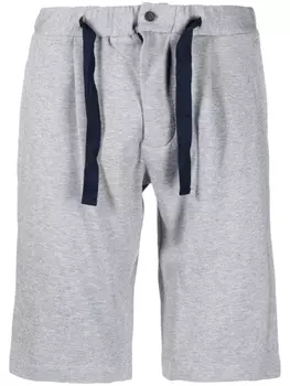 Меланжевые шорты с кулиской Paul & Shark, синий