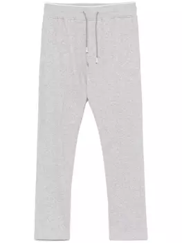 Меланжевые спортивные брюки Eleventy, серый