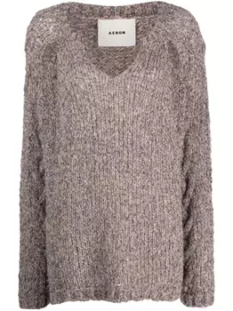 Меланжевый джемпер Colwell AERON, бежевый