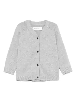 Меланжевый кардиган Calvin Klein Kids, серый