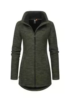 Меланжевый кардиган Miram Ragwear, темно-оливковый