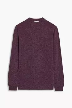 Меланжевый кашемировый свитер SUNSPEL, виноградный