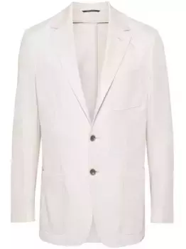 Меланжевый пиджак Canali, нейтральный