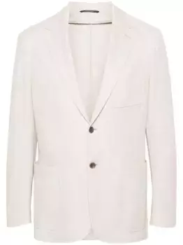 Меланжевый пиджак Canali, нейтральный