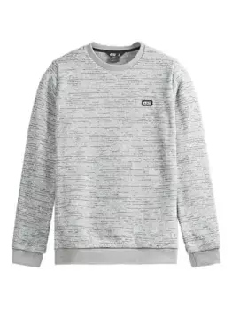 Меланжевый свитер с круглым вырезом PICTURE, серый