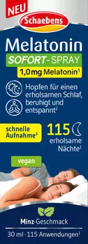 Мелатонин моментальный спрей 30 мл Schaebens