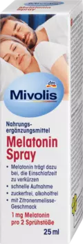 Мелатонин спрей 25 мл Mivolis