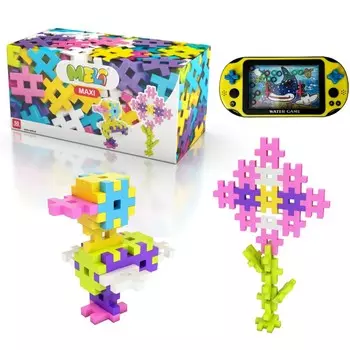 Meli Maxi Pink 50 El Строительные вафли + подарочная водная игра