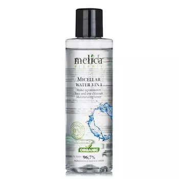 Melica Organic, мицеллярный флюид 3в1, 200 мл