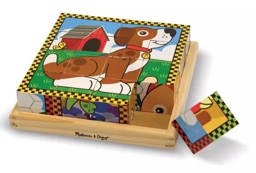 Melissa & Doug, блоки Животные