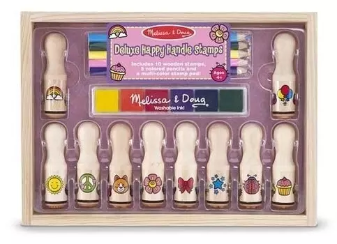 Melissa & Doug, деревянные марки