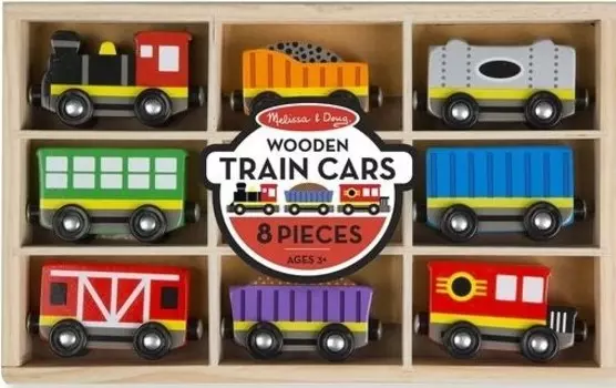 Melissa & Doug, деревянный поезд, 15186