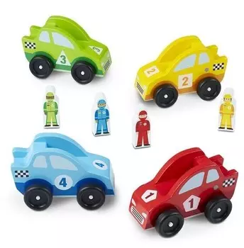 Melissa & Doug, гонщики с гонщиками