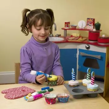 Melissa & Doug Набор для выпечки и украшения кексов Melissa & Doug