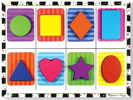 Melissa & Doug, пазл «Фигуры»