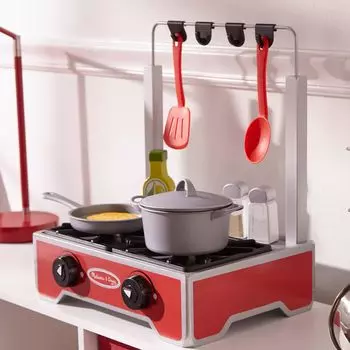 Мелисса и Даг 17 шт. Роскошный набор деревянной варочной панели Melissa & Doug