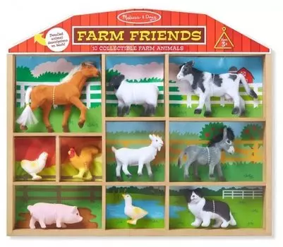 Мелисса и Даг, Набор коллекционных фигурок, Животные на ферме Melissa & Doug