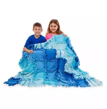 Мелисса и Дуг, созданные мной! Полосатое флисовое одеяло, набор для творчества без шитья Melissa & Doug