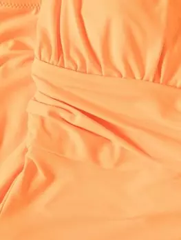 Melissa Odabash купальник Panarea с V-образным вырезом, оранжевый