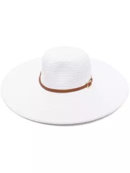 Melissa Odabash плетеная шляпа Jemima, белый