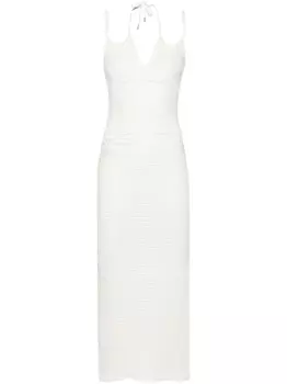 Melissa Odabash пляжное платье Nikita в технике кроше, белый