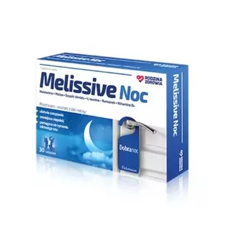 Melissive Night 30 таблеток - травяная добавка для релаксации Rodzina Zdrowia