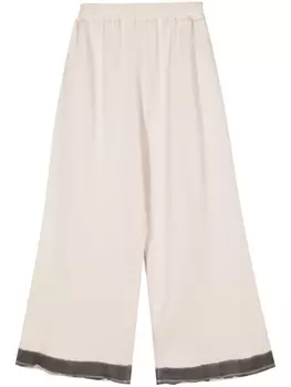 Melitta Baumeister спортивные брюки широкого кроя, белый